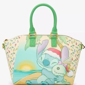 Loungefly Disney Stitch & Scrump On The Beach Satchel